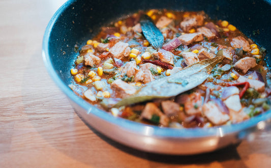 SN3でつくる「コーンとポークのハーブカレー」