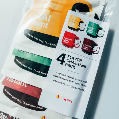 4 FLAVOR CHAInstant PACK「4フレーバー チャインスタント パック」